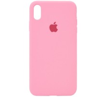 Чохол Silicone Case Full Protective (AA) для Apple iPhone X (5.8") / XS (5.8") Рожевий  / Cotton Candy