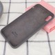 Чохол Silicone Case Full Protective (AA) для Apple iPhone X / XS (5.8") Сірий / Dark Gray