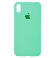 Чохол Silicone Case Full Protective (AA) для Apple iPhone X (5.8") / XS (5.8") Зелений / Spearmint