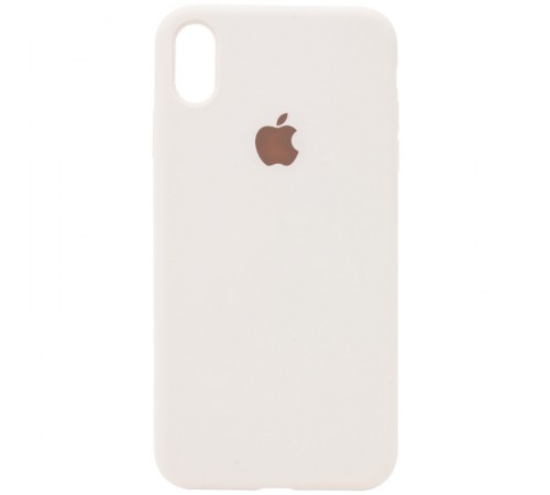 Чохол Silicone Case Full Protective (AA) для Apple iPhone X / XS (5.8") Бежевий / Creamy White Чохол Silicone Case Full Protective (AA) для Apple iPhone X / XS (5.8") Бежевий / Creamy White