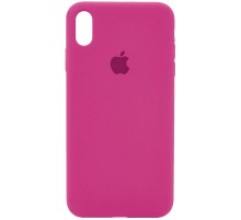Чохол Silicone Case Full Protective (AA) для Apple iPhone X (5.8") / XS (5.8") Малиновий / Dragon Fruit