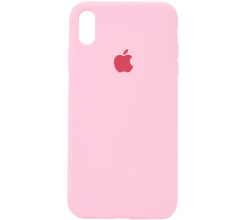 Чохол Silicone Case Full Protective (AA) для Apple iPhone X (5.8") / XS (5.8") Рожевий / Light pink Чохол Silicone Case Full Protective (AA) для Apple iPhone X (5.8") / XS (5.8") Рожевий / Light pink