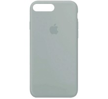 Чохол Silicone Case Full Protective (AA) для Apple iPhone 7 plus / 8 plus (5.5") Сірий / Mist Blue