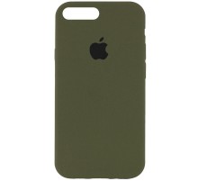 Чохол Silicone Case Full Protective (AA) для Apple iPhone 7 plus / 8 plus (5.5") Зелений / Dark Olive