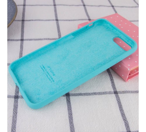 Чохол Silicone Case Full Protective (AA) для Apple iPhone 7 plus / 8 plus (5.5") Бірюзовий / Ice Blue Чохол Silicone Case Full Protective (AA) для Apple iPhone 7 plus / 8 plus (5.5") Бірюзовий / Ice Blue