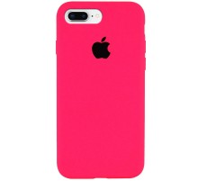 Чохол Silicone Case Full Protective (AA) для Apple iPhone 7 plus / 8 plus (5.5") Рожевий / Barbie pink