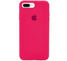 Чохол Silicone Case Full Protective (AA) для Apple iPhone 7 plus / 8 plus (5.5") Рожевий / Hot Pink
