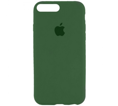 Чохол Silicone Case Full Protective (AA) для Apple iPhone 7 plus / 8 plus (5.5") Зелений / Army green