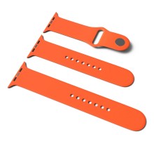 Силіконовий ремінець для Apple Watch Sport Band 38/40/41/42mm(ser.10) (S/M & M/L) 3pcs Помаранчевий / Apricot