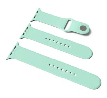 Силіконовий ремінець для Apple Watch Sport Band 38/40/41/42mm(ser.10) (S/M & M/L) 3pcs Бірюзовий / Beryl