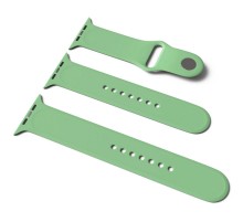 Силіконовий ремінець для Apple Watch Sport Band 38/40/41/42mm(ser.10) (S/M & M/L) 3pcs Зелений / Mint