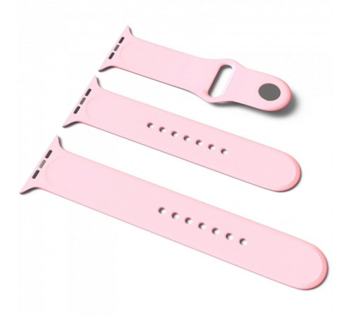 Силіконовий ремінець для Apple Watch Sport Band 38/40/41/42mm(ser.10) (S/M & M/L) 3pcs Рожевий / Cotton Candy Силіконовий ремінець для Apple Watch Sport Band 38/40/41/42mm(ser.10) (S/M & M/L) 3pcs Рожевий / Cotton Candy
