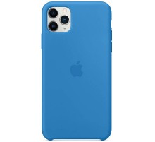Чохол Silicone case (AAA) для Apple iPhone 11 Pro (5.8") Синій / Surf Blue