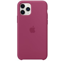 Чохол Silicone case (AAA) для Apple iPhone 11 Pro Max (6.5") Малиновий / Pomegranate