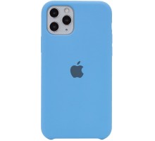 Чохол Silicone Case (AA) для Apple iPhone 11 Pro Max (6.5") Блакитний / Cornflower