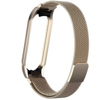 Ремінець Milanese Loop Design для Xiaomi Mi Band 3/4 Vintage gold