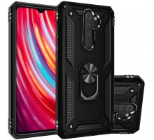 Ударостійкий чохол Serge Ring for Magnet для Xiaomi Redmi Note 8 Pro Чорний