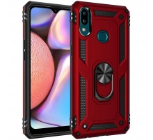 Ударостійкий чохол Serge Ring for Magnet для Samsung Galaxy A10s Червоний