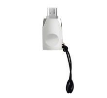 Перехідник Hoco UA10 OTG USB to MicroUSB Сталевий