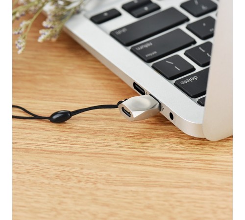Перехідник Hoco UA8 MicroUSB to Type-C Сталевий Перехідник Hoco UA8 MicroUSB to Type-C Сталевий