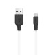 Дата кабель Hoco X21 Silicone MicroUSB Cable (1m) Чорний / Білий