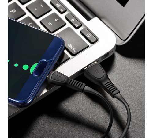 Дата кабель Hoco X40 Noah USB to Type-C (1m) Чорний Дата кабель Hoco X40 Noah USB to Type-C (1m) Чорний