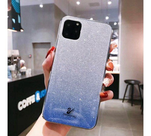 TPU+Glass чохол Swarovski для Apple iPhone 11 Pro (5.8") Синій TPU+Glass чохол Swarovski для Apple iPhone 11 Pro (5.8") Синій