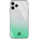 TPU+Glass чохол Swarovski для Apple iPhone 11 Pro (5.8") Бірюзовий
