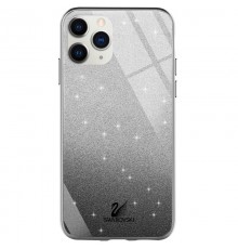 TPU+Glass чохол Swarovski для Apple iPhone 11 Pro (5.8") Чорний