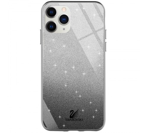 TPU+Glass чохол Swarovski для Apple iPhone 11 Pro (5.8") Чорний TPU+Glass чохол Swarovski для Apple iPhone 11 Pro (5.8") Чорний