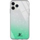 TPU+Glass чохол Swarovski для Apple iPhone 11 Pro Max (6.5") Бірюзовий