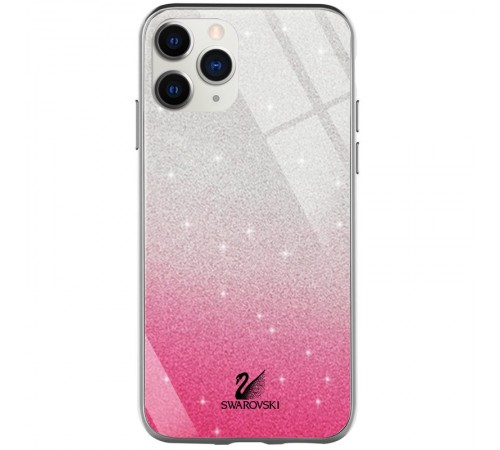 TPU+Glass чохол Swarovski для Apple iPhone 11 Pro Max (6.5") Малиновий TPU+Glass чохол Swarovski для Apple iPhone 11 Pro Max (6.5") Малиновий