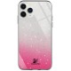 TPU+Glass чохол Swarovski для Apple iPhone 11 Pro Max (6.5") Малиновий