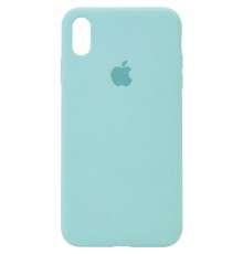 Чохол Silicone Case Full Protective (AA) для Apple iPhone XS Max (6.5") Бірюзовий / Swimming pool