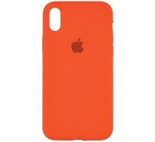 Чохол Silicone Case Full Protective (AA) для Apple iPhone XS Max (6.5") Помаранчевий / Kumquat