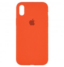Чохол Silicone Case Full Protective (AA) для Apple iPhone XS Max (6.5") Помаранчевий / Kumquat
