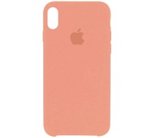 Чохол Silicone Case Full Protective (AA) для Apple iPhone XS Max (6.5") Рожевий / Peach