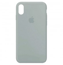 Чохол Silicone Case Full Protective (AA) для Apple iPhone XS Max (6.5") Сірий / Mist Blue