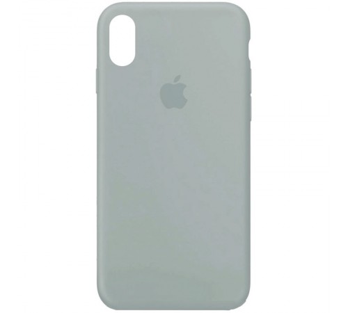 Чохол Silicone Case Full Protective (AA) для Apple iPhone XS Max (6.5") Сірий / Mist Blue Чохол Silicone Case Full Protective (AA) для Apple iPhone XS Max (6.5") Сірий / Mist Blue