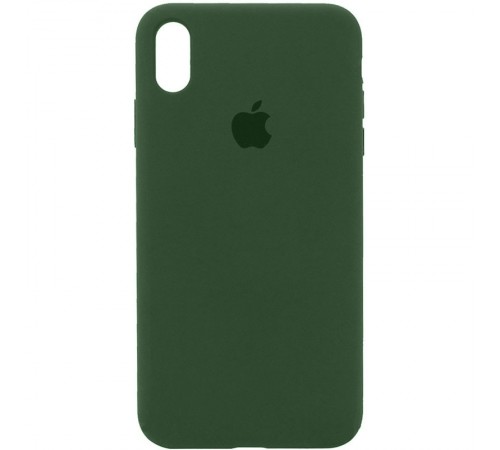Чохол Silicone Case Full Protective (AA) для Apple iPhone XS Max (6.5") Зелений / Clover Чохол Silicone Case Full Protective (AA) для Apple iPhone XS Max (6.5") Зелений / Clover