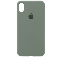 Чохол Silicone Case Full Protective (AA) для Apple iPhone XS Max (6.5") Зелений / Eucalyptus