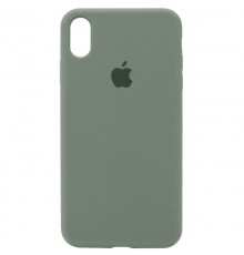 Чохол Silicone Case Full Protective (AA) для Apple iPhone XS Max (6.5") Зелений / Eucalyptus