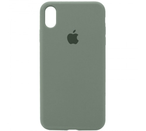 Чохол Silicone Case Full Protective (AA) для Apple iPhone XS Max (6.5") Зелений / Eucalyptus Чохол Silicone Case Full Protective (AA) для Apple iPhone XS Max (6.5") Зелений / Eucalyptus
