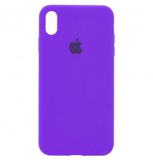 Чохол Silicone Case Full Protective (AA) для Apple iPhone XS Max (6.5") Фіолетовий / Purple