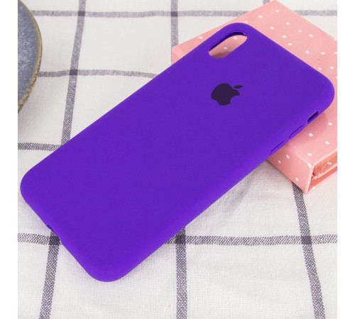 Чохол Silicone Case Full Protective (AA) для Apple iPhone XS Max (6.5") Фіолетовий / Purple Чохол Silicone Case Full Protective (AA) для Apple iPhone XS Max (6.5") Фіолетовий / Purple
