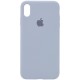 Чохол Silicone Case Full Protective (AA) для Apple iPhone XS Max (6.5") Блакитний / Sky Blue