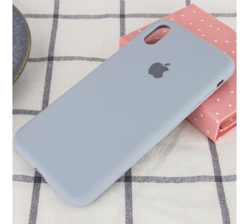 Чохол Silicone Case Full Protective (AA) для Apple iPhone XS Max (6.5") Блакитний / Sky Blue Чохол Silicone Case Full Protective (AA) для Apple iPhone XS Max (6.5") Блакитний / Sky Blue
