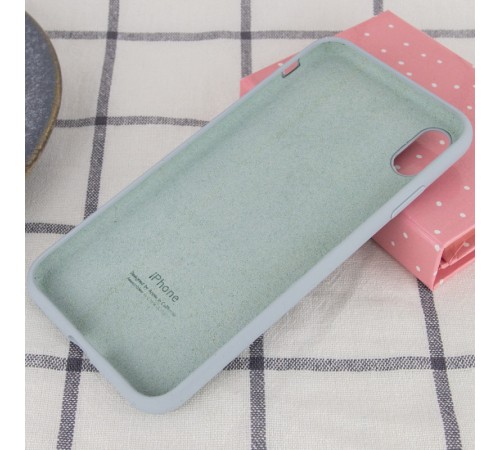 Чохол Silicone Case Full Protective (AA) для Apple iPhone XS Max (6.5") Блакитний / Sky Blue Чохол Silicone Case Full Protective (AA) для Apple iPhone XS Max (6.5") Блакитний / Sky Blue