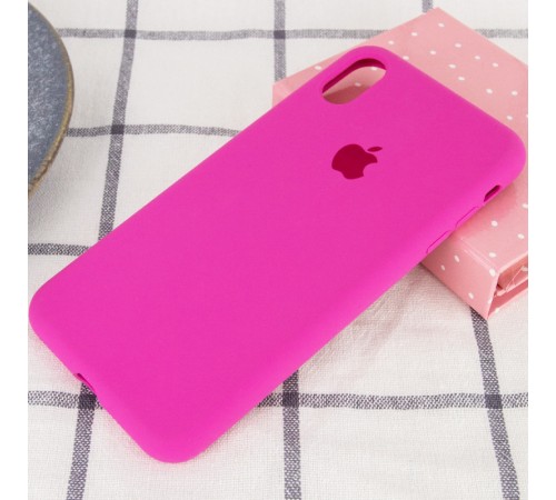Чохол Silicone Case Full Protective (AA) для Apple iPhone XS Max (6.5") Червоний / Dragon Fruit Чохол Silicone Case Full Protective (AA) для Apple iPhone XS Max (6.5") Червоний / Dragon Fruit