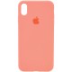 Чохол Silicone Case Full Protective (AA) для Apple iPhone XS Max (6.5") Помаранчевий / Nectraine